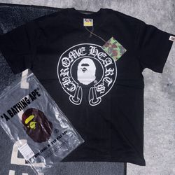 A Bathing Ape(Bape) x Chrome Hearts Shirt