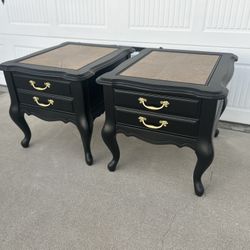 Vintage French Provincial Nightstand Set