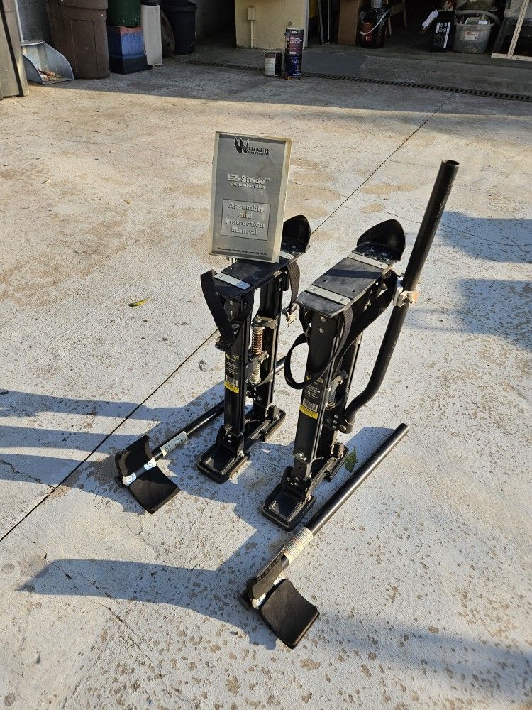 Warner 18"30" Strap N Stride Alumunum Drywall Stilts for Sale in