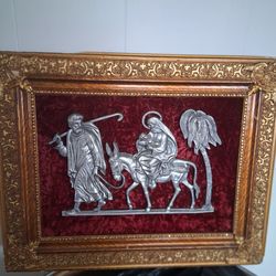 Picture in metal