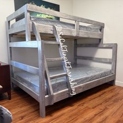 Twin Bunk Bed With Mattresses