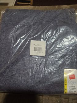 Hanes Fleece Sweatpants Heather Navy L