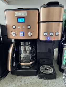Cuisinart pot and Keurig single cup coffee maker