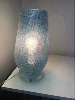 Blue table lamp