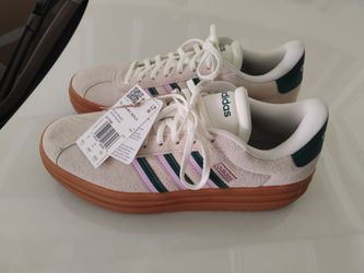 Adidas VL Court Bold Casual Shoes Fashion Sneakers JI1788 Women's Size 9.5 $40.00