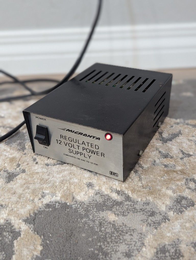 Micronta Regulated 12 Volt Power Supply