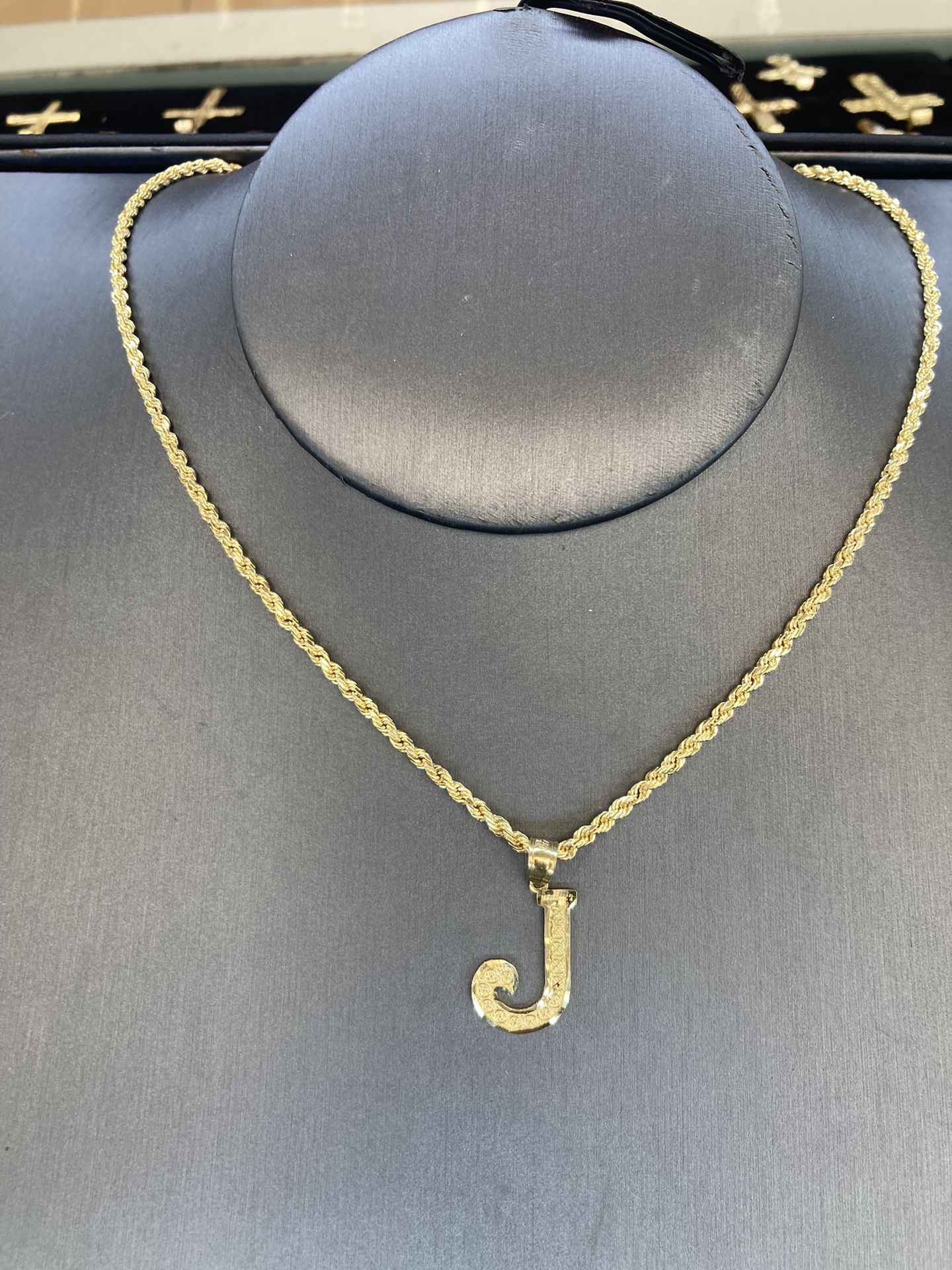 10kt Real Gold Chain 10kt Real Gold Pick Any Initial