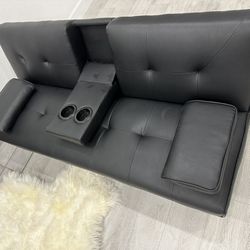 Leather Foldable Sofas, Settees 