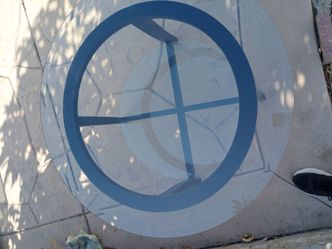 Round glass center table
