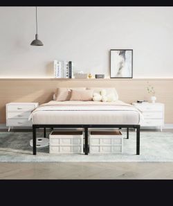 Bed with frame full