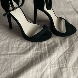 Black Suede Heels 
