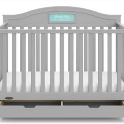 Baby Crib - Graco Story W/Drawer & Mattress