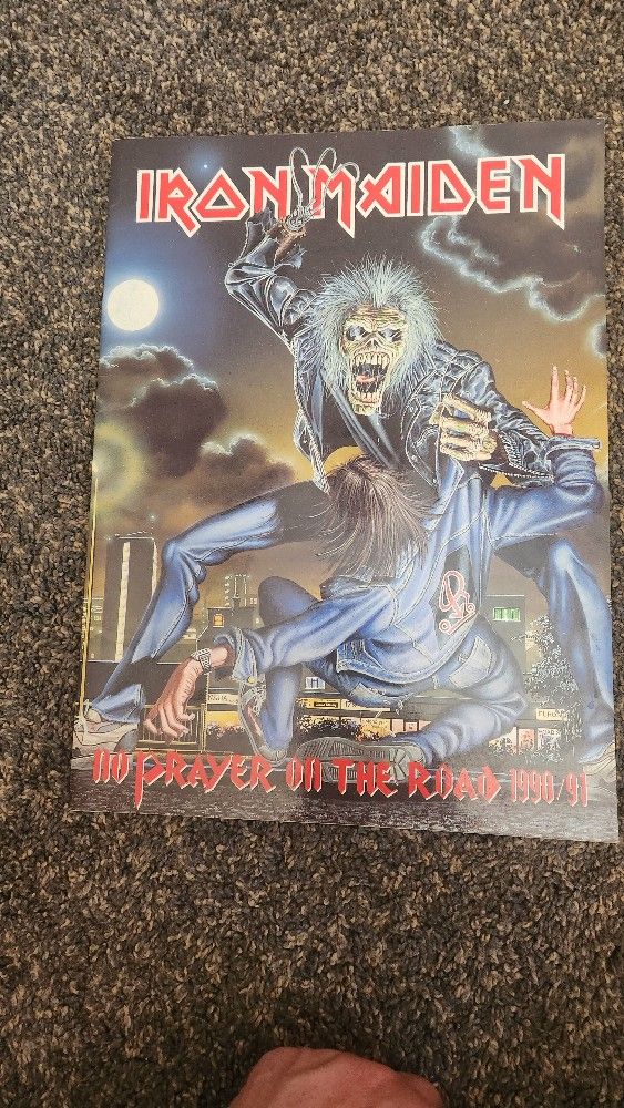 Iron Maiden W/ Rare Centerfold No Prayer For The Dying