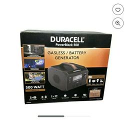 Duracell Power Block 500 Generator Brandnew $200