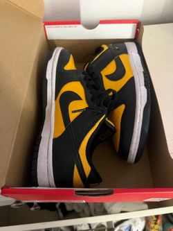 Nike Dunk Low Black Gold Sneakers size 7 men