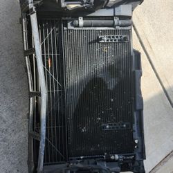 Audi Q5 2009 Front Radiator Fans Ac Condensor Assembly 