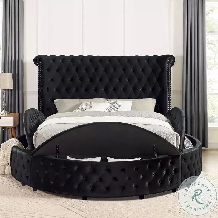 Luxury Queen Bed Storage Frame