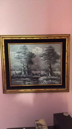 “Three Trees” Oil Painting