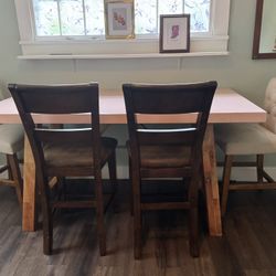 Dining Set With Six Chairs 