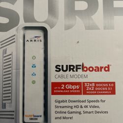 Arris Surfboard Cable modem.