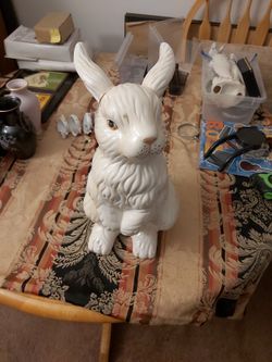 Ceramic Outdoor Bunny