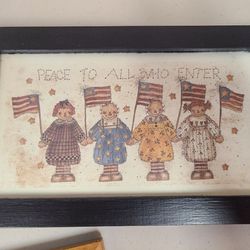 5 Raggedy Ann & Andy Framed Pictures