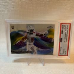 2024 Topps Chrome Marvin Harrison Jr. Helix Rookie RC #H-10 Cardinals PSA 10 