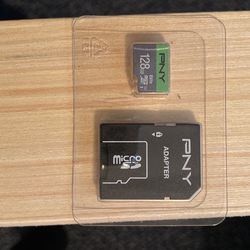 128GB Micro Sd Card With Adapter
