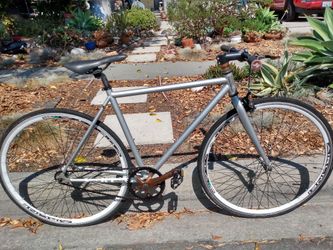 Two fixie bikes, read text within post