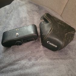 Canon Semi Soft Leather Case - FTb FT FT QL TLB TL TX Film Camera