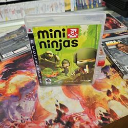 Mini Ninjas (Sony PlayStation 3, 2009) CIB Tested + Manual