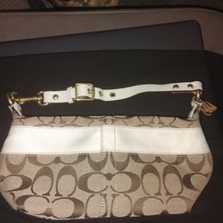 Authentic Jaquard  Coach Purse