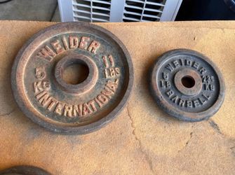 Weider Cast Iron Weight Plates Set