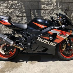 Suzuki GSX-R Black And Orange