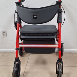 Premium Empower Rollator Walker with Memory Foam Seat