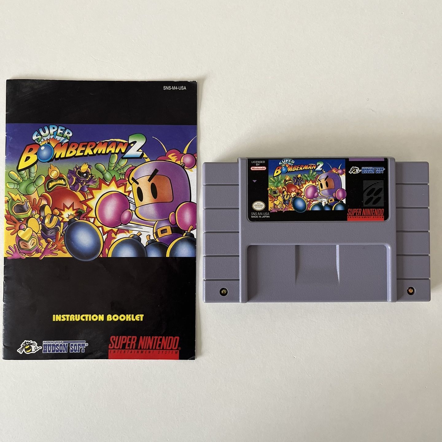 Super Bomberman 2 (SNES) Super Nintendo Game by Hudson / Produce!