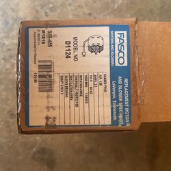Fasco OEM Replacement Motor, 1/20 HP, 1 Ph, 60 Hz, 115 V, 1550 RPM, 1 Speed, 3.3" Diameter, OAO - D1124