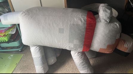Minecraft Huge Wolf Plush