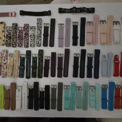 Fitbit Charge 2 Bands - Total Of 40 - Selling As A Lot