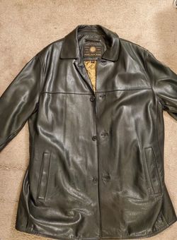 Andrew Marc Black Leather Jacket XL