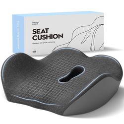 Office Chair Seat Cushion, Sciatica and Coccyx Pain Relief Cushion, Car Cocyx Cushion, Desk Chairs, Wheelchair