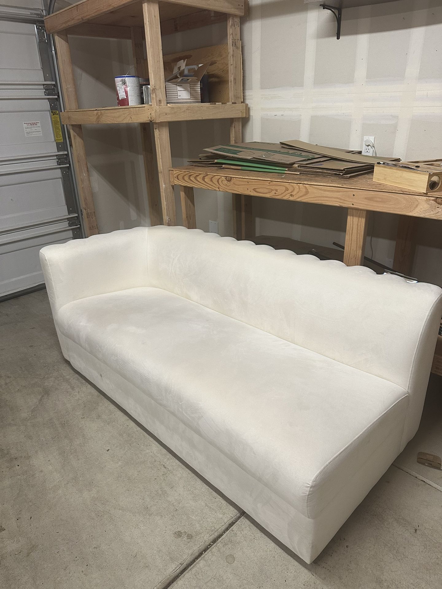 Callie 2-Piece Velvet L-Shaped Sectional