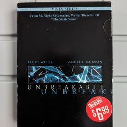 Unbreakable - Vista Series DVD