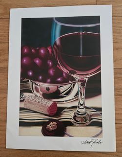 Unframed art "Grape Perfection" by artist Scott Jacobs