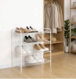 Wires Shoe Rack. (LAKE ELSINORE CA)