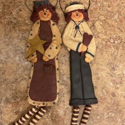 Raggedy Ann And Andy Decor,primitive 