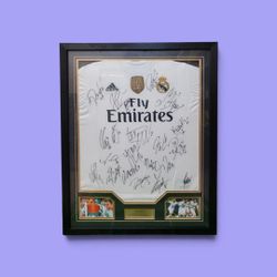Real Madrid Team Signed Jersey