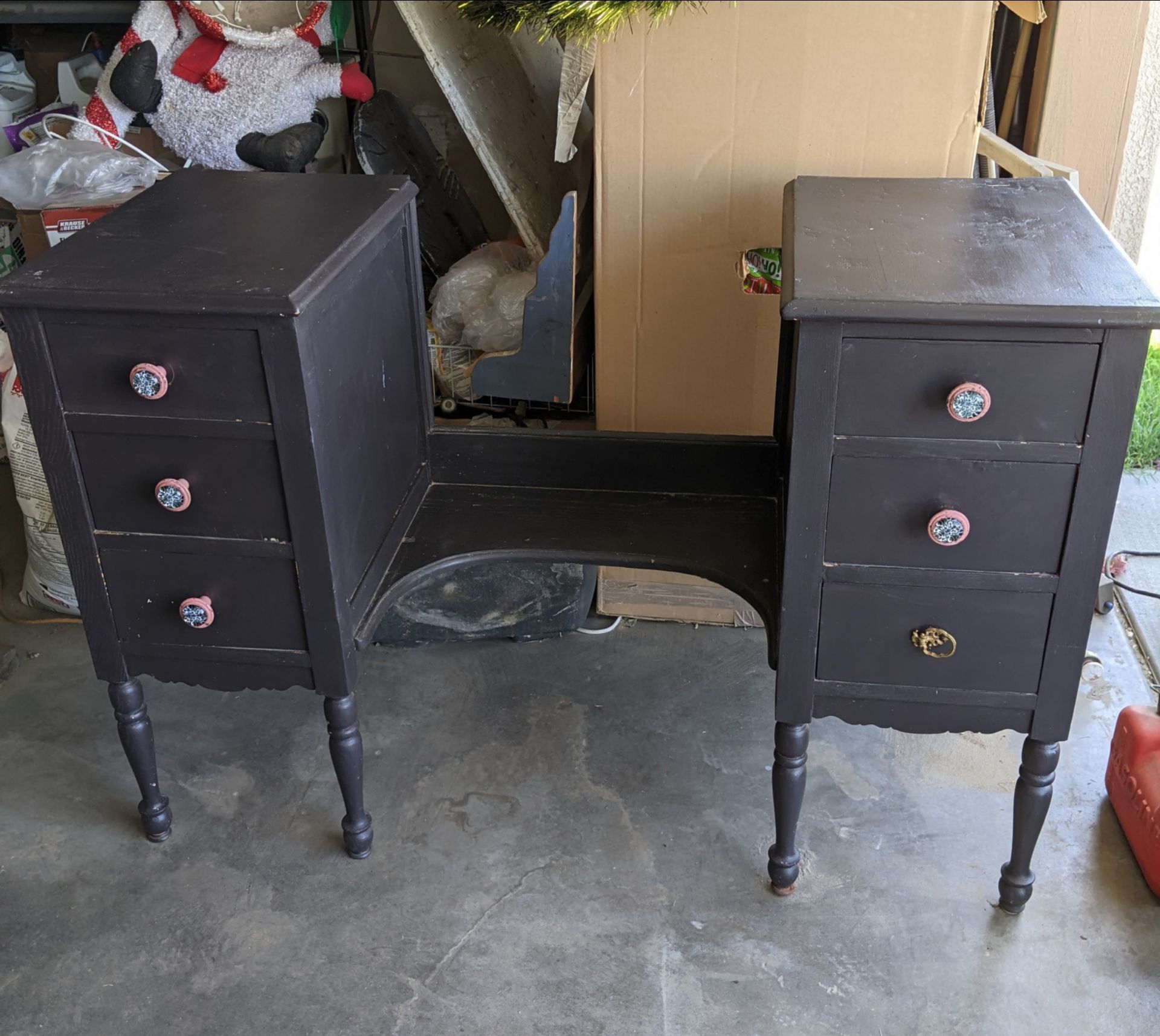 Antique vanity desk