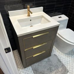 Restoration Hardware Bathroom Vanity 