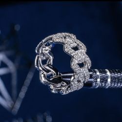 2 SILVER 925 MOISSANITE RING 